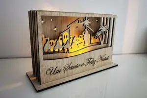 Presepio 3D com Luz