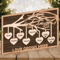 Quadro "Love Grows Here"